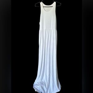 WhiteTank Maxi Dress